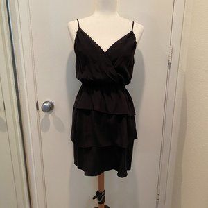 Geren Ford Silk Tiered Dress